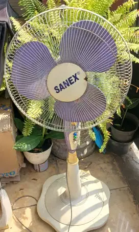 Kipas angin 16 Sanex NYALA OK tombol2, tolah toleh OK Kencang