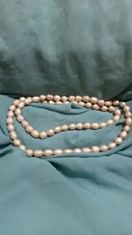 Vintage, Kalung mutiara putih asli