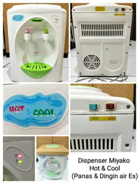 Dispenser Miyako Hot & Cool (Panas & Dingin air Es)
