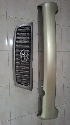 Bemper belakang  dan grill kijang kapsul