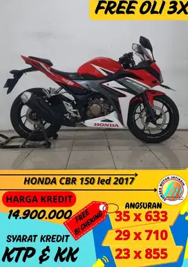 HONDA CBR 150 LED 2017 bisa cash dan kredit