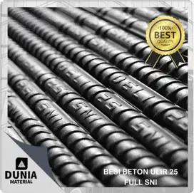 Besi Beton Ulir 25 mm Full SNI