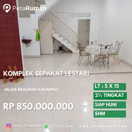 Rumah cantik komplek sepakat lestari jalan brigjend katamso