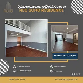 Disewakan Unit Apartemen Neo Soho Unfurnished Best View