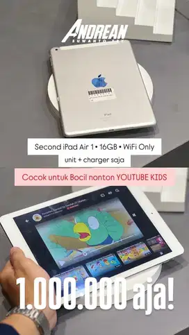 Second Ipad Air 1 wifi 16gb