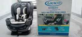 GRACO CAR SEAT ( EXTEND2FIT ) BARU, STOK lama