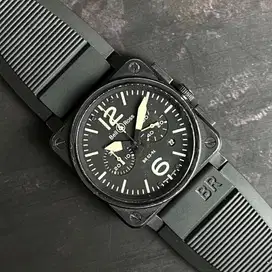 BELL & ROSS BnR BR 03-94 Chronograph Chronographe Black