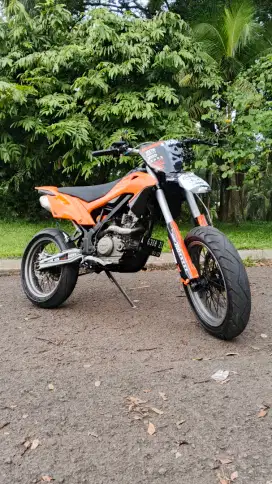Klx bf 2017 full modif supermoto pajak hidup