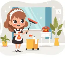 Asisten rumah tangga pulang pergi