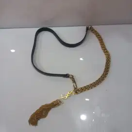 Saint Laurent Monogram Tassel Belt second original