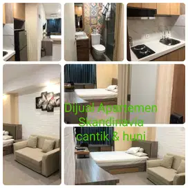 DIJUAL APARTEMEN SKANDINAVIA TANGCITY STUDIO FURNISHED VIEW LAKE