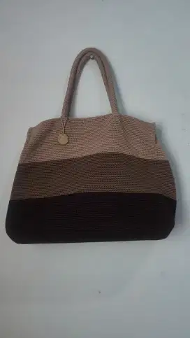 Tas Dowa Bekas Kondisi 98% Warna Gradasi Coklat