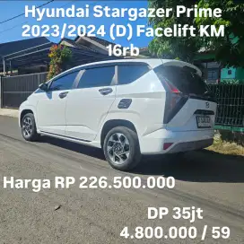 Antik KM 16rb.. Hyundai Stargazer Prime 2023/2024 (D)
