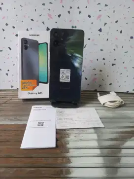 JUAL HP SAMSUNG A06 4G RAM 4/64 FULLSET MULUS MSSIH GARANSI 28/2 2026