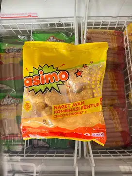 Nugget Asimo 250gr, Nugget Akumo 200gr, Sosis Okey 500gr, Sosis Asimo