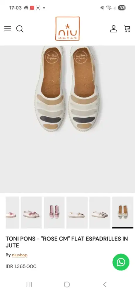 Dijual TONI PONS ESPADRILLES