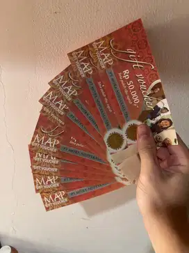 Voucher Map pecahan 50ribu