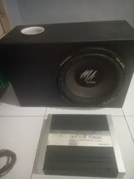 Power monoblok+ subwofer 12 +bok slot