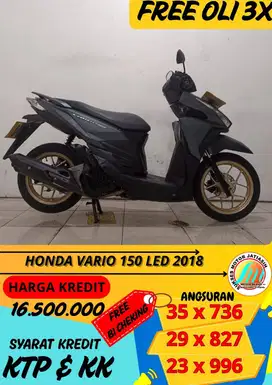 HONDA VARIO 150 LED 2018 BISA CASH DAN KREDIT