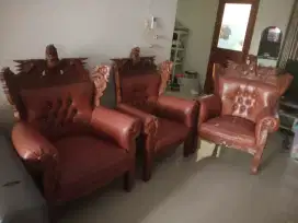 Sofa ukir garuda, Jati ( second )
