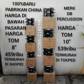 100%br TERMURAH 8 10 TOM DRUM CHINA DB PERCUSSION