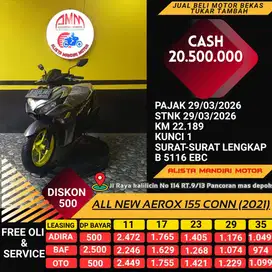 ALL NEW AEROX 155 CONN 2021/KM22 RB/DP 500 RB AJA