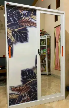 Lemari Besi Pintu sliding