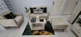 Dijual satu set sofa dan dipan kasur