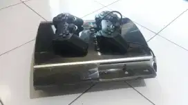 Ps3 fat hardis 500gb  normal game banyak