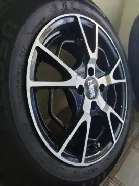 Velg HSR R15 + Ban like new bonus centre ring