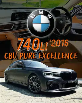 BMW 740Li Pure Excellence NIK 2016, Odo : 11.000 (Record BMW Bestindo)