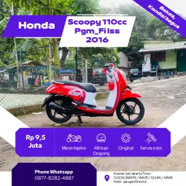 Honda Scoopy 110cc Pgm_Fi Cbs iss Esp Fi Tahun 2016 Pajak Off