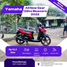 Yamaha gear 125cc Bluecore Std Tahun 2022 Pajak Off