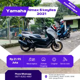 Yamaha All New Nmax S keylles 155cc Non Abs Tahun 2021 Pajak Hidup