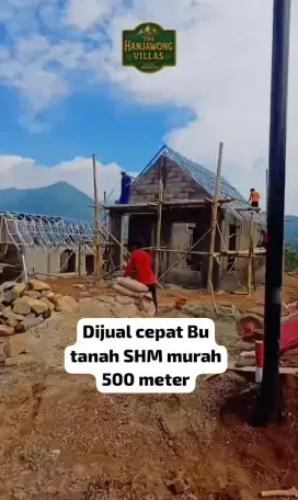 Dijual cepat Bu tanah SHM murah 500 meter