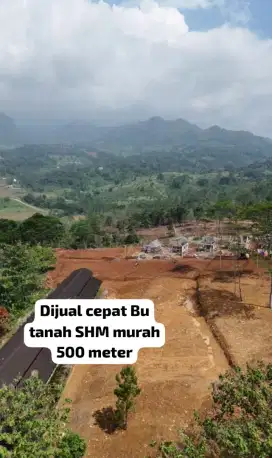 Dijual cepat Bu tanah SHM murah 500 meter terdekat jakarta