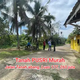 tanah murah 200 meter ke  Pusri
