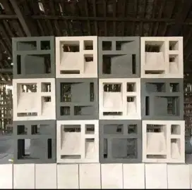 Rosterbeton bermacam motif barang stock ready