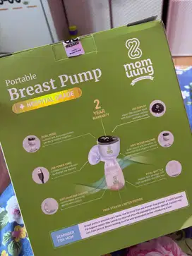 Portable Breast Pump Mom UUNG Pemakaian Baru 1x Baru Sebulan