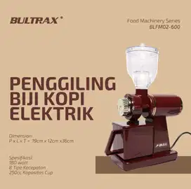 BULTRAX MESIN GILING KOPI ELECTRIC BLMF02-600