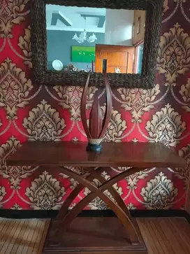 MEJA CONSOLE KAYU KEPARA