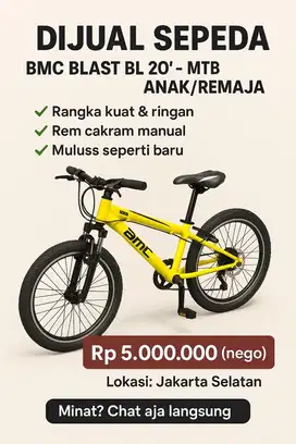 Sepeda BMC blast BL20'