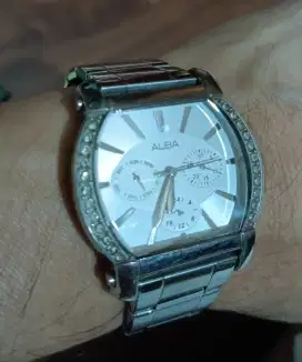 Jam tangan Unisex (Cowo/Cewe) Merk ALBA original 100% stainless