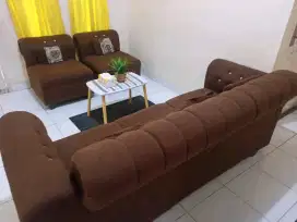 Sofa full set bantal meja