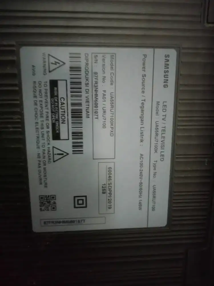 Terima jual Tv bekas