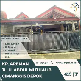 DIJUAL RUMAH DI KP. AREMAN JL. H. ABDUL MUTHALIB DEPOK - VIA CESSIE