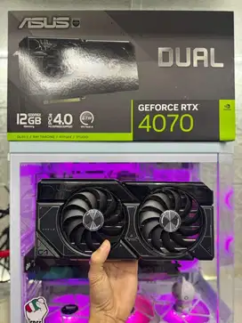GARANSI 2026 ASUS DUAL RTX 4070 12GB GDDR6X 192BIT DUAL FAN LIKENEW FS