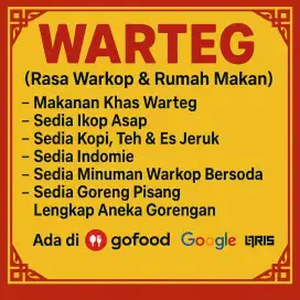 Cari tukang masak berpengalaman untuk warteg