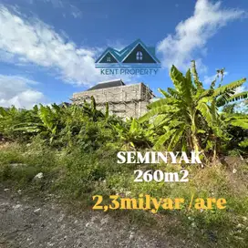 Tanah seminyak 260m2
