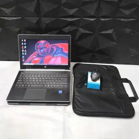 Ready Laptop HP Probook MT31 Intel Cel Ram 8GB SSD 128gb+HDD 500GB